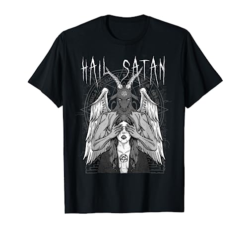 Hail Satan I Occult Satanic Baphomet T-Shirt