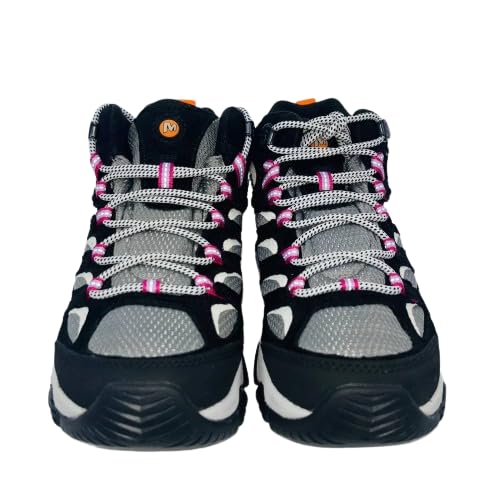 Merrell Women's Moab 3 Mid Waterproof Hiking Boot, 9, Black/Orchid2