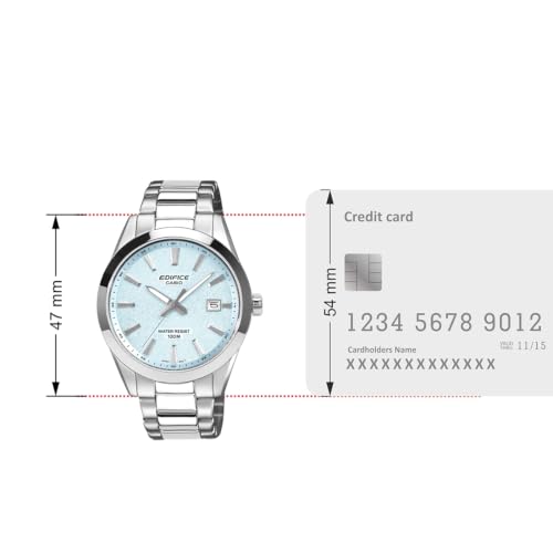 Image of Casio Edifice EFV-160D-2BVDF Analog Blue Watch Men (ED715)