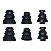 New Triple Flange Replacement Earbuds Eartips 3 Pairs (S, M, L) for Monster Beats Dr. Dre Tour, Powerbeats, urBeats, Gratitude, NCredible N-Ergy in-Ear Stereo Earphones