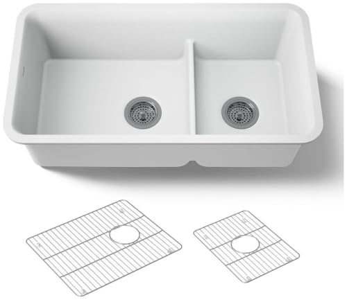 Kohler 27786-CM6 Cairn® Smart Divide® 33-1/2" undermount