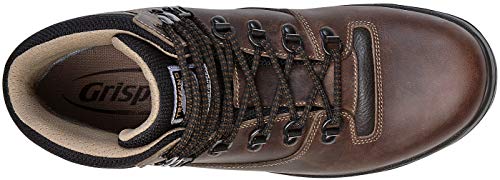Foto von Grisport® Jagdstiefel Herren Stubai aus Rindsleder braun wasserabweisend & atmungsaktiv Berg- & Wanderschuh Trekkingschuh mit Vibram®-Sohle Trekkingstiefel mit Cordura®-Besätze