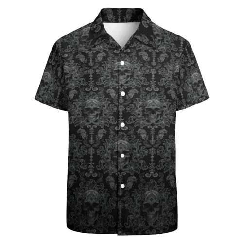 Highly Recommended Button Down Skull Print Shirts Products on Amazon You Shouldn't Miss Out On