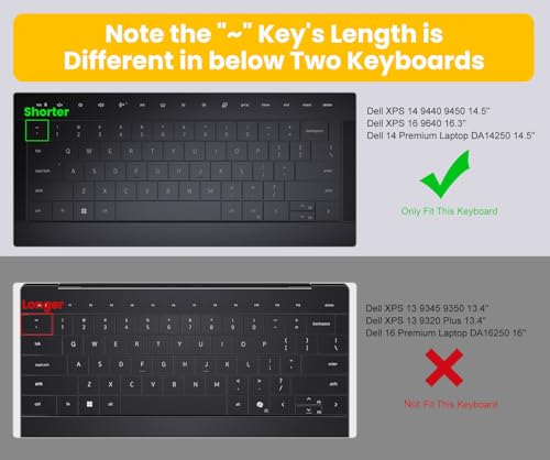 Protector teclado para Dell XPS 14 y XPS 16 2025 miniatura 2
