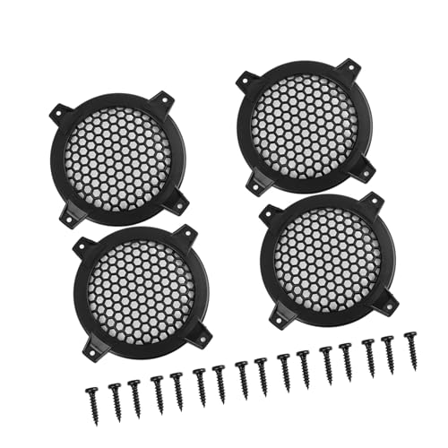 Housse protection maille haut-parleur voiture rechange caisson basses 4pcs