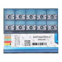 CDBP APKT1604 PDSR Wendeschneidplatten für Stahl und Edelstahl, Fräsplatten APKT, 10 Stück