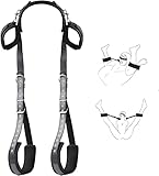 Neck to Thigh/Ankle Fetish Sexy Accessories for Women Naughty for Sex/Play Sex Bondage Thigh Sling Spreaders with Cuffs Restraints Sex Adult Thigh Wrist Cuffs BDSM Hoodies RTY3