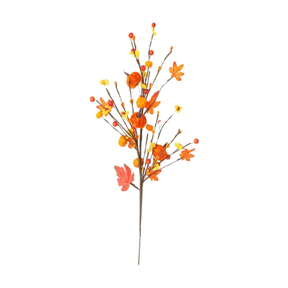 CTRLZS Halloween Decorations, Autumn Maple Leaf Pumpkin Cuttings Bouquets, Halloween Home Decorations, Decorations 1pcs