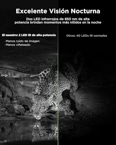 Miniatura 4 de Ceyomur 68mp 4k 30fps Cámaras De Caza Solar, Wifi Bluetooth Camara Fototrampeo Con Batería Interna De 5200mah Ángulo De Detección De 120 Visión Nocturna Ip66 Impermeable Con Tarjeta Micro Sd 32gb