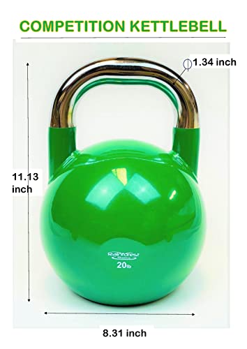 Rainforest-Basics-Competition-Kettlebell-20-LB--Professional-Grade-Kettlebell-for-Fitness-Weightlifting-Core-Training--Durable-and-Strong-Design