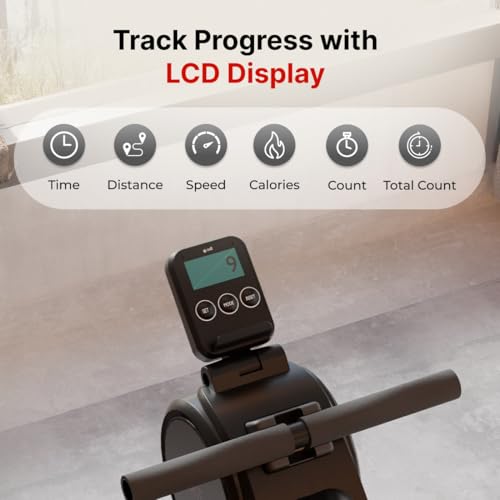 Image of Cult SmartRowAeroGlide Magnetic Rower | 120Kg Max Weight | Quiet & Compact Home Use Rowing Machine