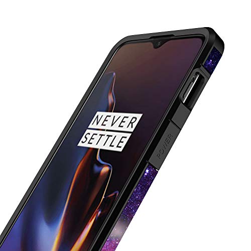 Oneplus 6T Case, Rosebono Slim Hybrid Dual Layer Shockproof Hard Cover Graphic Fashion Cute Colorful Silicone Skin Cover Armor Case For Oneplus 6T (Mandala) #TOP2