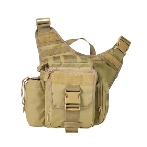 AMHEH Tactical 10L Molle Sling Bag Waterproof for Men