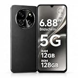 2026 Neu Smartphone 5G, Handy Ohne Vertrag Android 15, 6.88' 120Hz Display, NFC...