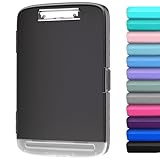 YEAHVIY Clipboard with Storage, Large Capacity Nursing Clipboards with Low Profile Clip, Heavy Duty...