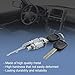 DICMIC Ignition Switch Lock Cylinder with Key Compatible with Honda CR-V Element Pilot Accord Odyssey Acura MDX RDX TL TSX ZDX Replace# 06351-TE0-A11