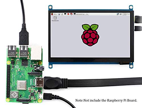 Image of Waveshare 7inch HDMI LCD (H) 1024x600 IPS Capacitive Touch Screen LCD Display HDMI Module for Raspberry Pi, Jetson Nano, BB Black, Banana Pi, Microsoft XBOX360 and Nintendo Switch