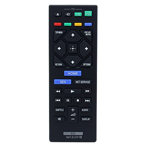 RMT-B127P Télécommande de rechange pour lecteur DVD Blu-ray Sony BDP-S1200 BDP-BX120 BDP-BX320 BDP-BX520 BDP-S3200 BDP-S4200 BDP-S5200 BDP-S6200 BDP-S7200
