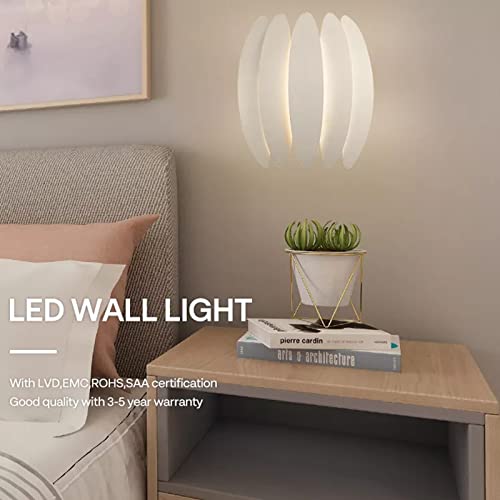 Iluminación ambiental para salas con este aplique de pared moderno de aluminio de 20W 2