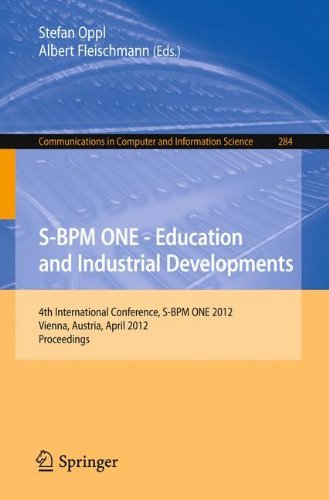[(S-BPM ONE - Education and Industrial Developments )] [Author: Stefan Oppl] [Mar-2012]