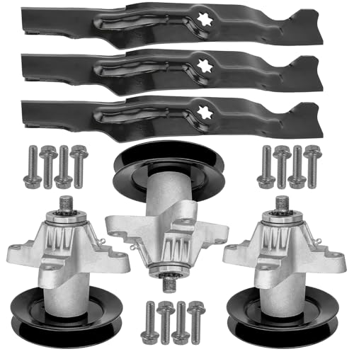 Powersports Replacement Parts for Spindle & Blade for Troy-Bilt 13AP60TP766 TB 2450 13AA92KP066 742-04053 50