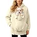 Generisch Pet Pouch Hoodie, Pullover Mit Hundetasche Cat Carrier Hoodie Damen Herren Kapuzenpulli Pet Pouch Hoodies Großer Haustier-Tasche Katzenpullover Kapuzenpullover Katzentasche Pulli Oversize