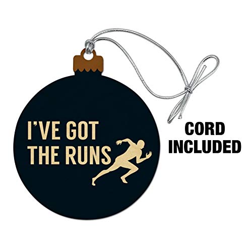 I've Got The Runs Running Runner Funny Wood Christmas Tree Holiday Ornament #TOP1