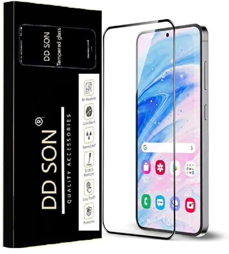 Image of DD SON Premium HD+ Tempered Glass Screen Protector Guard Compatible For Samsung Galaxy S25 and S24 | Edge to Edge Coverage With Easy installation kit for Smartphone