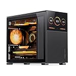 JONSBO D31 MESH SC Black Micro ATX PC Case with Screen, M-ATX/ITX Motherboard/Support RTX 4090(335-400mm) GPU 360/280AIO,Power ATX/SFX: 100mm-220mm Multiple Tool-Free Design Computer case