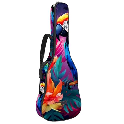 JRHEJTFZ Housse pour guitare acoustique de 1,9 cm d’épaisseur – Imperméable – Durable et élégant – Beau perroquet, Multicolore., 42.9×16.9×4.7 in, Motif imprimé tendance - Les Beatles, Paul McCartney, John Lennon, RIngo Starr, George Harrison JRHEJTFZ Housse pour guitare acoustique de 1,9 cm d'épaisseur - Imperméable - Durable et élégant - Beau perroquet, Multicolore., 42.9x16.9x4.7 in, Motif imprimé tendance