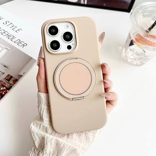 Coque iPhone 16e or désert silicone liquide pour regarder vos vidéos