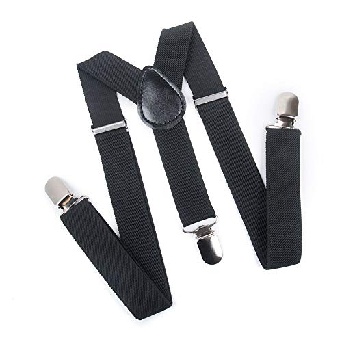 Image of magicX Suspender for Kids- Adjustable,Y Back, Free Size-Black, Unisex