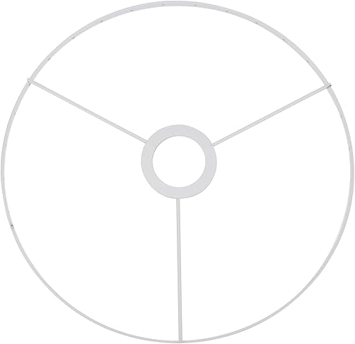 Beaupretty Anillo cuadrado para lámpara E27, anillo de tambor para bricolaje, marco de lámpara, soporte de sombra, anillo de alambre de hierro