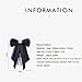 JKQBUX Black lace Bow Tie Brooches for Girl Women Fashion jabot collar brooch pins Pre-Tied Neck Tie Shirt Corsage Neck Tie