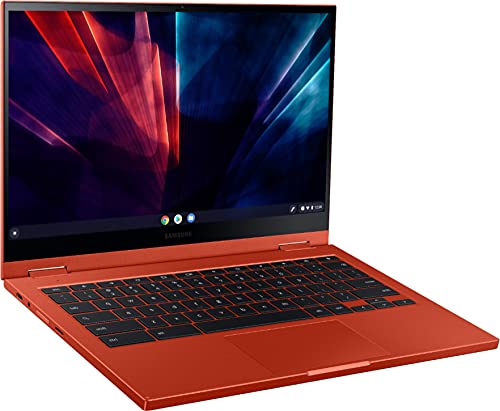 Image of Samsung Chrome OS Galaxy Chromebook 2 XE530QDA-KA1US 13.3 inches Touchscreen 2 in 1 Chromebook - Full HD - 1920 x 1080 - Intel Core i3 10th Gen i3-10110U 2.10 GHz - 8 GB RAM - Fiesta Red