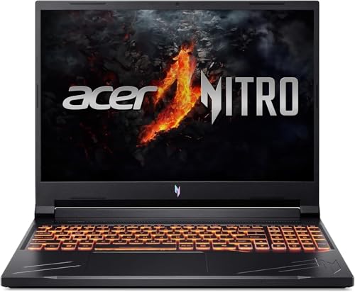 Image of acer Nitro V 16 Gaming Laptop 16 inch WUXGA IPS 165Hz AMD Zen 4 Octa-Core Ryzen 7 8845HS (Beats i7-12700H) 64GB RAM 2TB SSD GeForce RTX 4060 8GB Backlit Win11 w /ICP Accessory