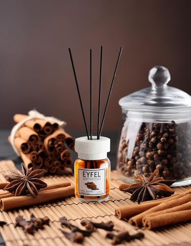 EYFEL-Reed-Diffusers-for-Home–Cinnamon-Cloves-Reed-Diffuser-Set-405-fl-oz-Oil-Diffuser-Sticks-Bathroom-Diffuser-Home-Fragrances-Scented-Sticks-Home-Decor EYFEL Reed Diffusers for Home–Cinnamon Cloves Reed Diffuser Set 405 fl oz Oil Diffuser Sticks Bathroom Diffuser Home Fragrances Scented Sticks Home Decor
