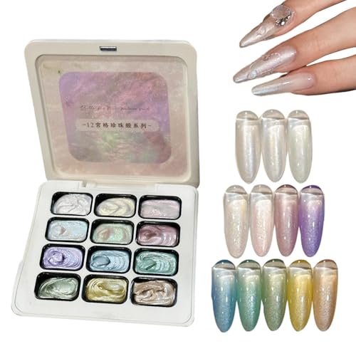 Paleta para mujeres mamá novia de gel de pintura 12 colores regalo manicura