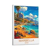 hotel marbella playa andalusien Impresión de alta calidad impresa con tecnología de alta precisión utilizando laminación impermeable y tintas resistentes a la decoloración UV para una superficie lisa y detalles vibrantes de larga duración