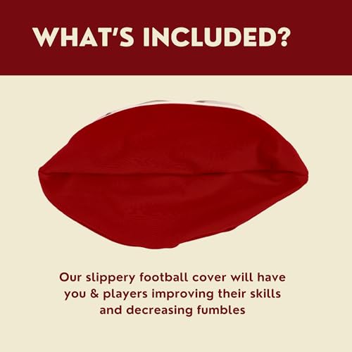 image for Diochey Creations Slippery Football Cover | Football Training Equipmen