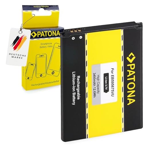 PATONA Batteri EB595675LU kompatibelt med Samsung Galaxy Note 2 GT-N7100 GT-N7102 GT-N7105 GT-N7108