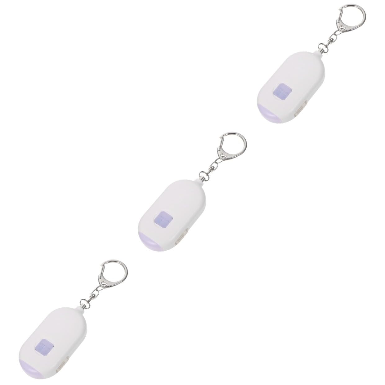 UKCOCO 3piezas Personal Alarm Led Flashlight for Women Emergency Safety Device for Outdoor Use Lightweight and Portable Personal Security Alarm