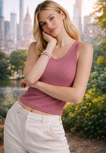 Image of London Hills Tops for Woman | Tshirt for Woman | t Shirt for Womans | Crop top for Woman's | Women tees | Stretchable Women Tops | Sleeveless Ribbed top's for Women's Western 'Women t Shirt