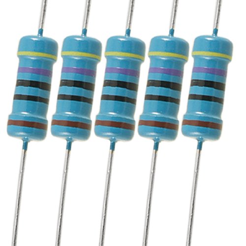 Sourcingmap 200 Pcs Axial Lead Metal Film Resistor 470 Ohm 1W 1%