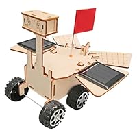 DIY Solar Powered Mars Rover Kit Wood Science Project STEM Engineering Craft Learning Toy for Kids