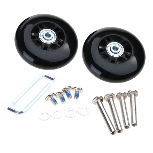 1 set di ruote di ricambio per bagagli di ad alte prestazioni D