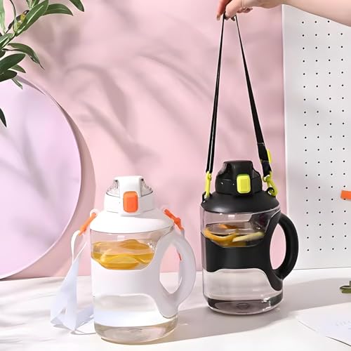 Image of Breewell 2200ml Sport Water Bottle With Strap Portable Durable Gym Fitness Outdoor Climbing Picnics Drinking Bottle | Multicolor
