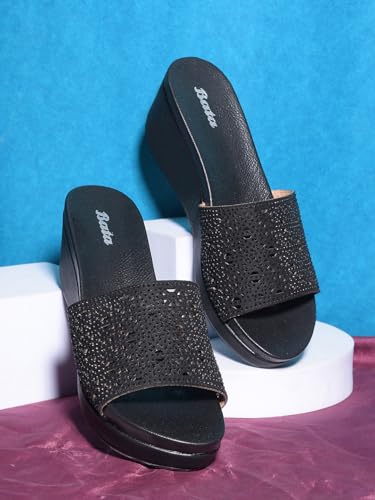 Image of Bata Women's DANBURY WEDGE MULE Slippers