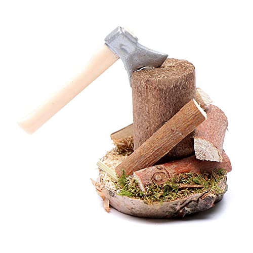 Holyart Hache sur Tronc Accessoire crèche