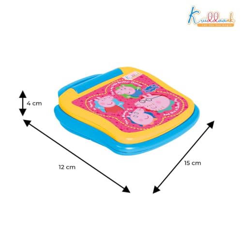 Image of Peppa Pig Educational Laptop for Kids - Interactive Learning Toy with Screen, Music & Sounds - Pre-School Alphabet, Numbers & Word Pronunciation - Safe & Durable Electronic Toy for Ages 3+